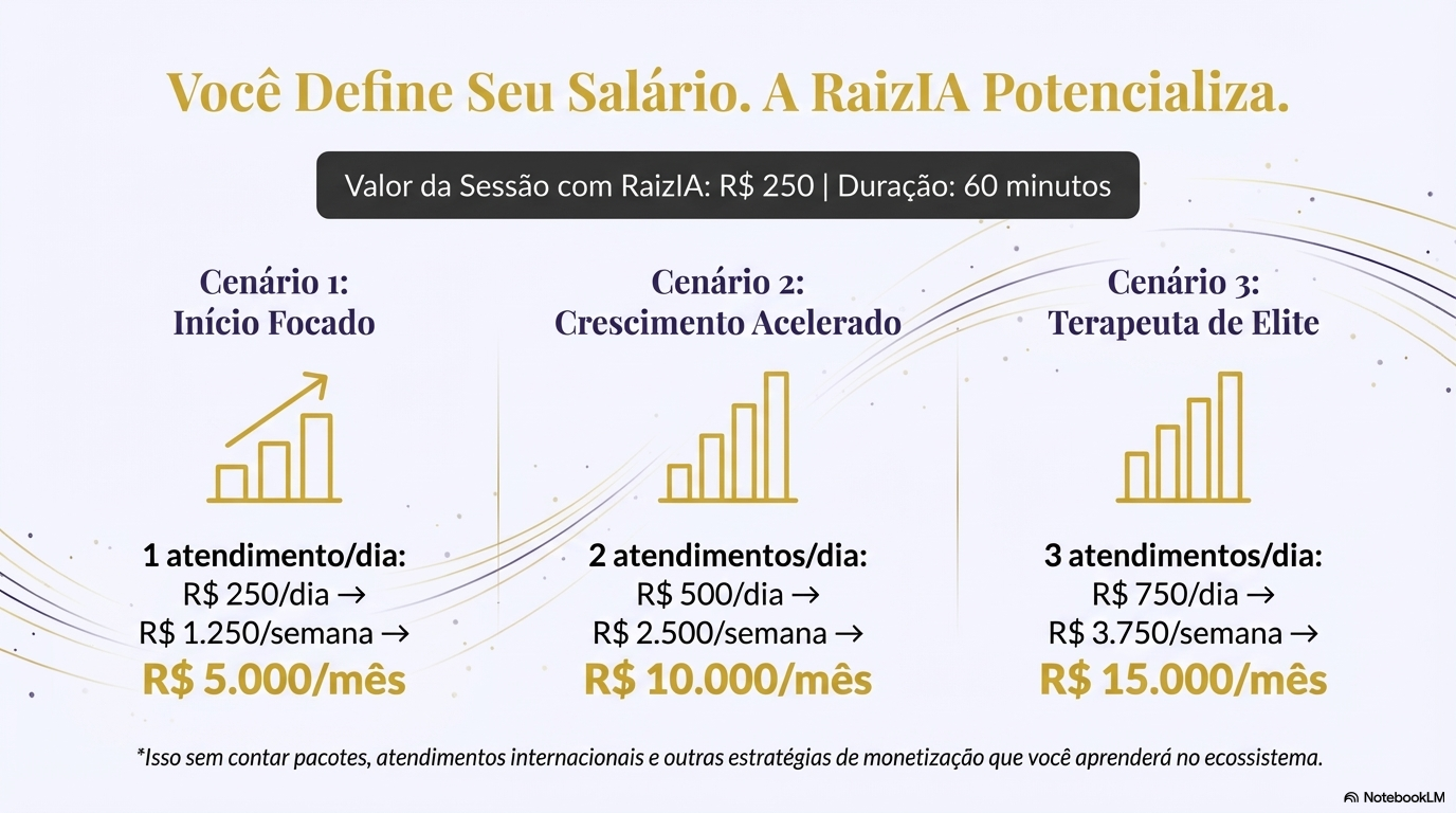 3 cenários financeiros